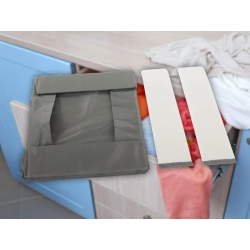 Organizer na ubrania odzież bieliznę do szuflady szafy szary uniwersalny