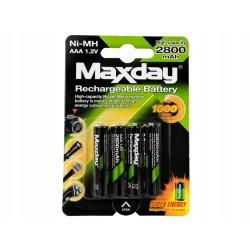 Akumulatorek AAA R3 1.2V 2800 mAh Ni-MH 4 sztuki