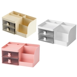 Przybornik organizer na biurko półki na kosmetyki drobiazgi szuflady szafka