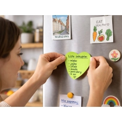Karteczki samoprzylepne serce serduszko 100 szt notatki sticky notesik mały