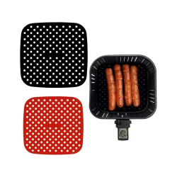 Wkład podstawka do frytownicy air fryera silikonowy kwadratowy 21cm