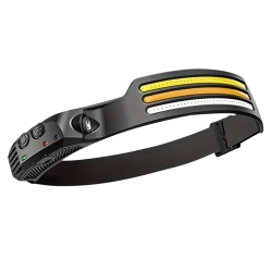 LATARKA CZOŁOWA CZOŁÓWKA LED AKUMULATOROWA USB Z CZUJNIKIEM RUCHU 3 PASKI - zdjęcie 8