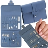 Zestaw do paznokci przybornik manicure pedicure etui cążki 16 elementów
