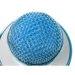 Mikrofon bezprzewodowy bluetooth głośnik karaoke modulator głosu okrągły — zdjęcie 5