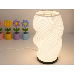 Lampka stołowa z wazonem na kwiaty LED RGB z pilotem 2 w 1