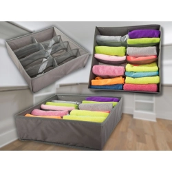 Organizer na ubrania bieliznę do szuflady szafy garderoby 8 przegródek