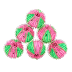 Kule do prania antykłaczki 6 sztuk kulki piorące