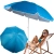 Parasol plażowy ogrodowy balkonowy duży xxl z filtrem uv 210 cm składany