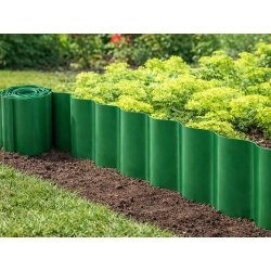 Obrzeże trawnikowe 9m x 20cm faliste zielone — zdjęcie 5