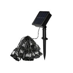 Lampki solarne ogrodowe LED girlanda lampiony na balkon taras dekoracyjne — zdjęcie 15