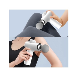 Pistolet do masażu pleców ciała nóg masażer mocny massage gun 4 końcówki