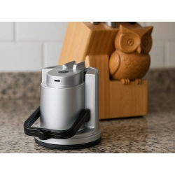 Elektryczna ostrzałka do noży nożyczek kuchennych z przyssawką ładowana