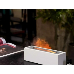 Nawilżacz powietrza LED USB ultradźwiękowy z efektem płomienia i aromaterapią