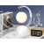 Lampka księżyc rgb z ładowarką indukcyjną 10w led usb głośnik bluetooth