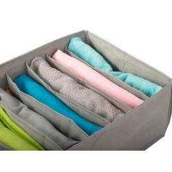 Organizer na bieliznę biustonosze do szuflady szafy 7 przegród pojemnik