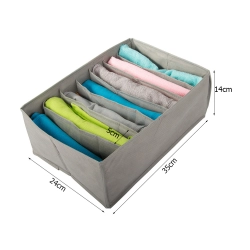 Organizer na bieliznę biustonosze do szuflady szafy 7 przegród pojemnik