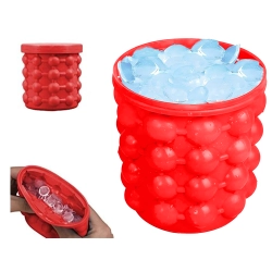 Forma do lodu silikonowa wiaderko kubek kostkarka kostki lodu foremka lód