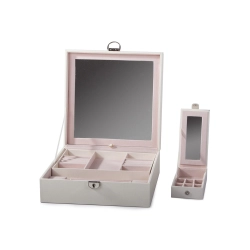 Szkatułka na biżuterię zegarki organizer pudełko