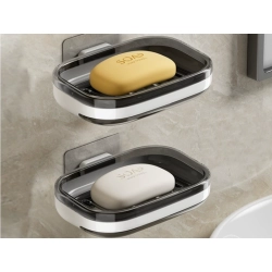 Mydelniczka na mydło pojemnik odpływ wody do kąpieli ścienna stojąca