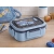 Lunchbox śniadaniówka pojemnik na śniadanie obiad z przegródkami sztućce — zdjęcie 5