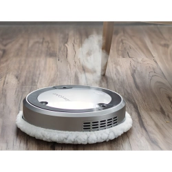 Robot mopujący automatyczny bezprzewodowy elektryczny sprzątający srebrny - zdjęcie 7