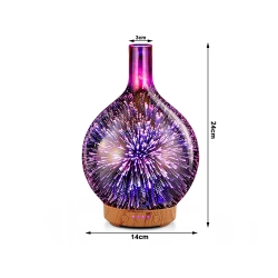 Nawilżacz powietrza aromaterapia dyfuzor zapachowy lampka nocna rgb 3d
