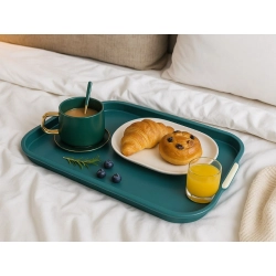 Taca kuchenna do serwowania śniadań napojów ciast deserów plastikowa