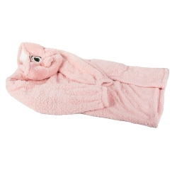 Ciepła bluza koc oversize xl gruba 2w1 futrzak z kapturem kocobluza gruba