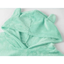 Ciepła piżama damska dwuczęściowa z kapturem miękka pluszowa krótkie m - zdjęcie 3