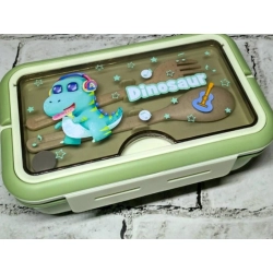 Lunchbox śniadaniówka pojemnik na śniadanie obiad sztućce z bidonem zestaw - zdjęcie 4