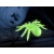 Pająk halloween 2 szt duże dekoracja straszne pająki 11cm fluorescencyjny