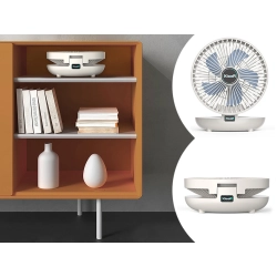 Wentylator biurkowy wiatrak składany bezprzewodowy klips biurkowy stojący