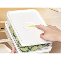 Pojemnik na żywność z pokrywką hermetyczny organizer do kuchni 600ml