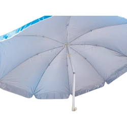 Parasol plażowy ogrodowy balkonowy duży xxl z filtrem uv 210 cm składany
