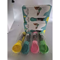 Butelka podajnik karmy poidło dla psa kota miska z podajnikiem worków 300ml