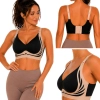 Biustonosz sportowy damski push up modelujący bezszwowy wkładki rozmiar 2xl Biustonosz sportowy damski push up modelujący bezszwowy wkładki rozmiar 2xl