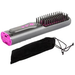 Prostownica szczotka do prostowania włosów 2w1 elektryczna bezprzewodowa