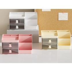 Przybornik organizer na biurko półki na kosmetyki drobiazgi szuflady szafka