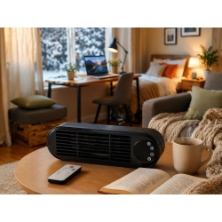 Grzejnik elektryczny farelka termowentylator 1000w z pilotem ogrzewacz