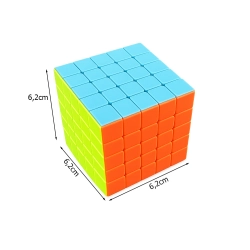 Oryginalna kostka rubika edukacyjna speed cube logiczna zręcznościowa 5x5 — zdjęcie 7