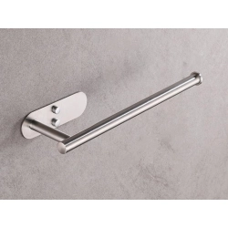 Uchwyt na ręcznik papierowy kuchenny samoprzylepny metalowy srebrny loft