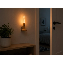 Lampka nocna LED z czujnikiem ruchu dekoracyjna ścienna USB-C ciepła barwa