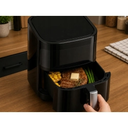Frytkownica beztłuszczowa Air Fryer 1200W 4L dotykowy panel 8 programów