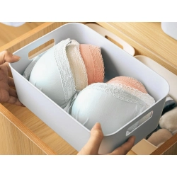 Pojemnik do przechowywania organizer kosz z uchwytami uniwersalny 18x25 cm