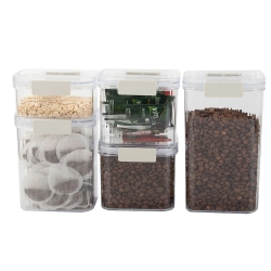 Pojemniki kuchenne na żywność do makaronu pojemnik z uszczelką zestaw 5 szt