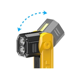 Lampa warsztatowa latar led cob akumulatorowa z magnesem hak mocna