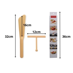 Łopatka szpatułka do naleśników pancake z wałeczkiem do omletów placków