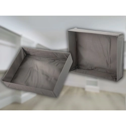 Organizer na ubrania odzież bieliznę do szuflady szafy szary uniwersalny