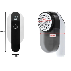 Golarka do ubrań zmechaceń swetrów tkanin tapicerki duża lcd elektryczna