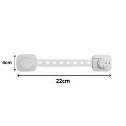 Blokada zabezpieczenie szafek szuflad zatrzask mebli drzwi przed dziećmi